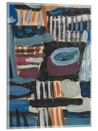 Gallery print Abstract Composition in Blue