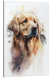 Magnettafel Golden Retriever