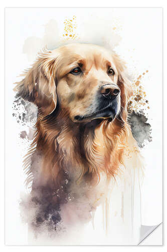 Sisustustarra Golden Retriever