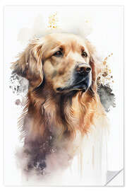 Wall sticker Golden Retriever