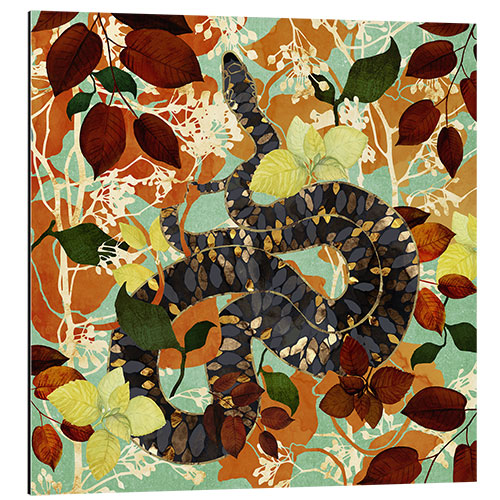 Aluminium print Fall Serpent Garden