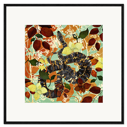Framed art print Fall Serpent Garden