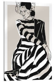 Gallery print Striped Dress