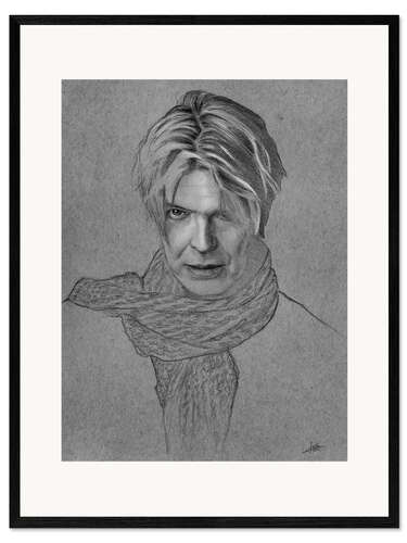Plakat artystyczny premium w ramie David Bowie