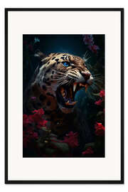 Gerahmter Kunstdruck Panther Roar