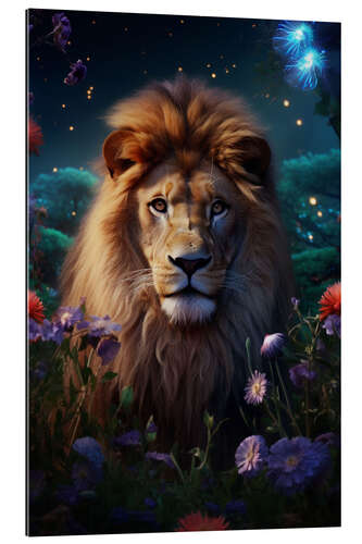 Quadro em plexi-alumínio Eden Garden Lion