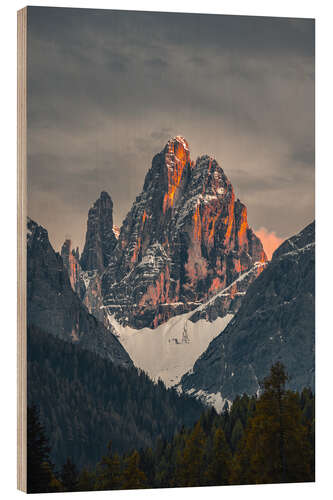 Obraz na drewnie Sexten, Dolomites