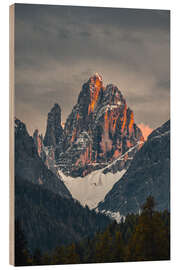 Obraz na drewnie Sexten, Dolomites - Stefan Becker