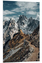 Foam board print Cadini di Misurina - Three Peaks National Park