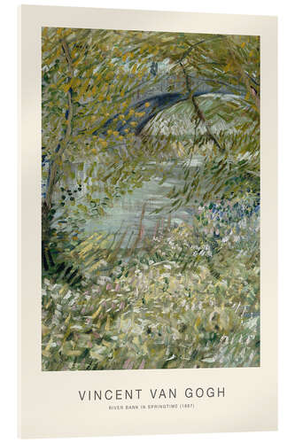 Stampa su vetro acrilico River Bank in Springtime, 1887