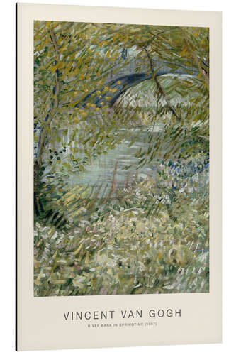 Aluminium print River Bank in Springtime, 1887