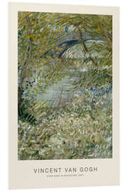 Foam board print River Bank in Springtime, 1887