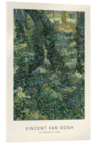 Acrylglasbild The Undergrowth, 1889