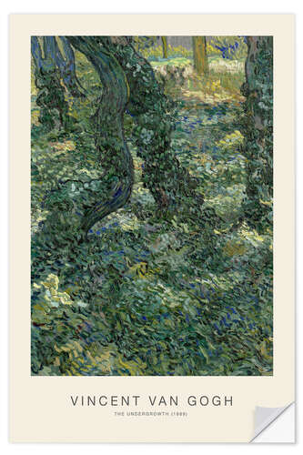 Vinilo para la pared The Undergrowth, 1889