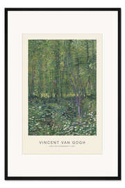 Gerahmter Kunstdruck Trees and Undergrowth, 1887