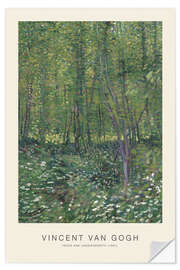 Naklejka na ścianę Trees and Undergrowth, 1887