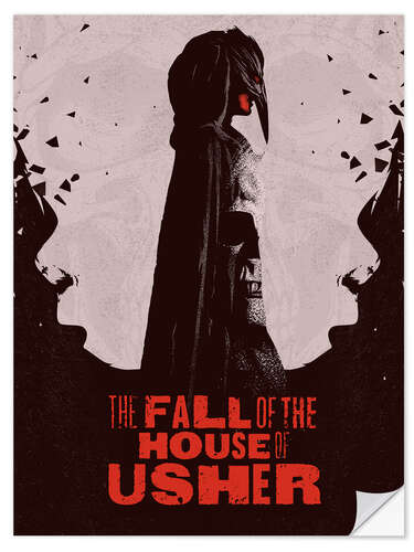 Selvklebende plakat Fall of the House of Usher