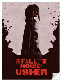 Selvklebende plakat Fall of the House of Usher