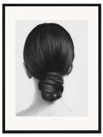 Gerahmter Kunstdruck Hairdo