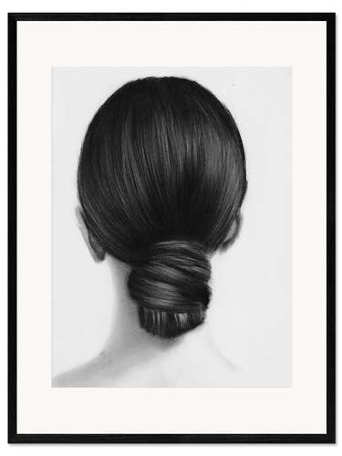 Plakat artystyczny premium w ramie Hairdo