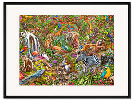 Gerahmter Kunstdruck Animal Atrium