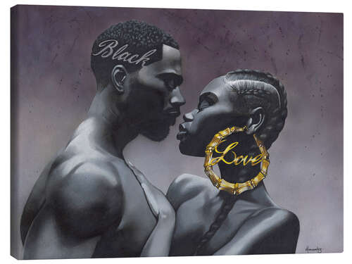 Canvas print Blacklove