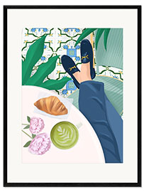 Innrammet kunsttrykk Coffee breakfast