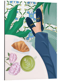 Magnettafel Kaffee Frühstück