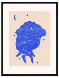 Gerahmter Kunstdruck Blue Lovers