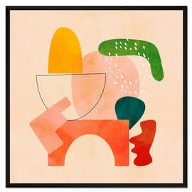 Gerahmter Kunstdruck Figuren I