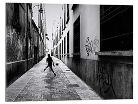 Magnettafel Fußball in den Gassen