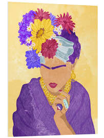 Stampa su PVC Frida and Flowers