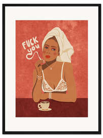 Gerahmter Kunstdruck Morgendliche Gedanken