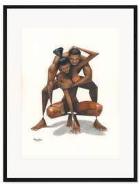 Gerahmter Kunstdruck Black Diamond Union