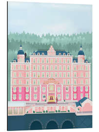 Aluminium print Grand Budapest Hotel