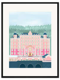 Gerahmter Kunstdruck Grand Budapest Hotel
