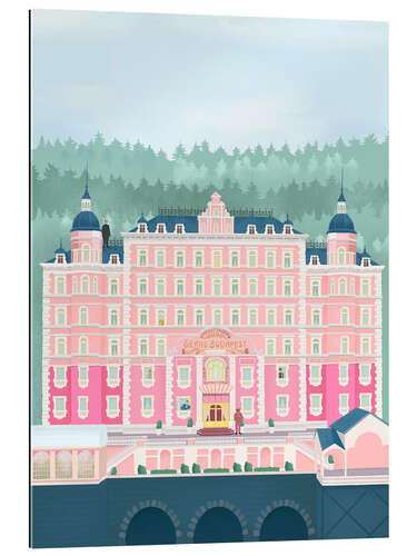 Stampa su plexi-alluminio Grand Budapest Hotel