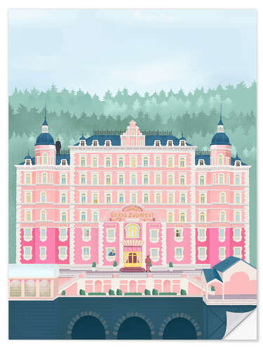 Wall sticker Grand Budapest Hotel