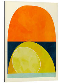 Magnettafel Zitrone am Fenster