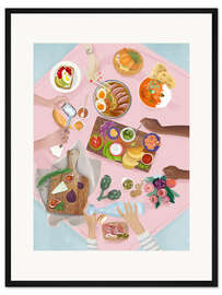 Gerahmter Kunstdruck Summer Brunch