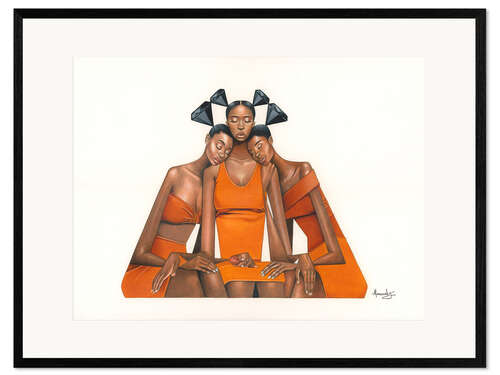 Gerahmter Kunstdruck Diamond Sisterhood