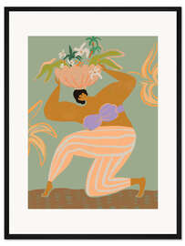 Gerahmter Kunstdruck Das Gewicht der Welt