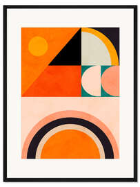 Gerahmter Kunstdruck Formenspiel I