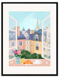 Innrammet kunsttrykk Window to Paris