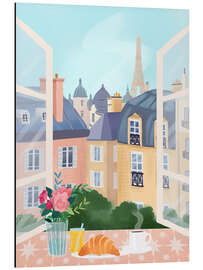 Magnettafel Fenster in Paris