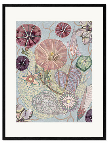 Innrammet kunsttrykk Vintage Wildflowers