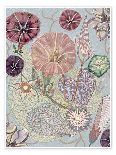 Poster Vintage Wildflowers