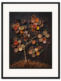 Gerahmter Kunstdruck Gewürzbaum