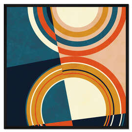 Gerahmter Kunstdruck Neue Geometrie