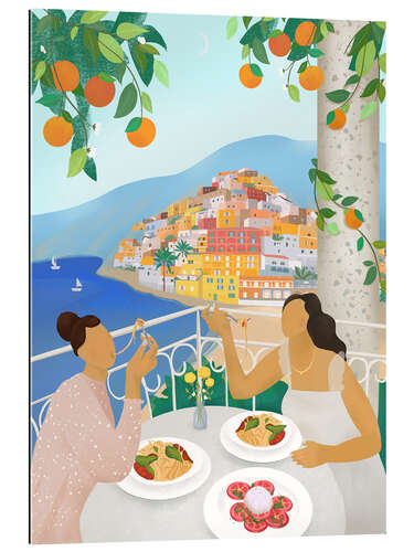 Gallery print Girls in Positano